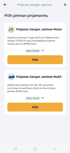 pinjaman dengan jaminan mobil